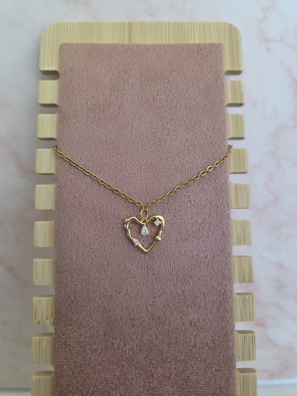 Ketting 'Heart diamond'