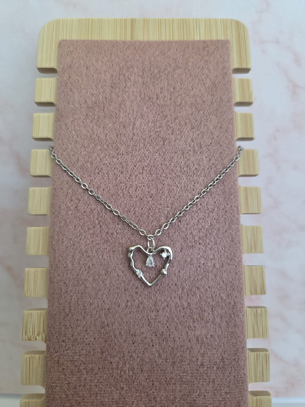Ketting 'Heart diamond'