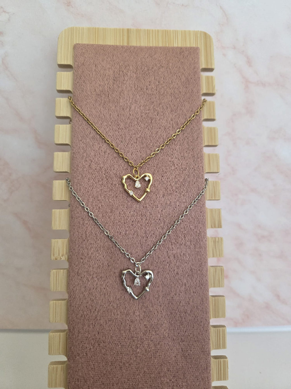 Ketting 'Heart diamond'