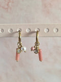 Oorbellen 'Blush Charm'