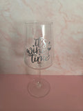 Wijnglas 'Zilver'
