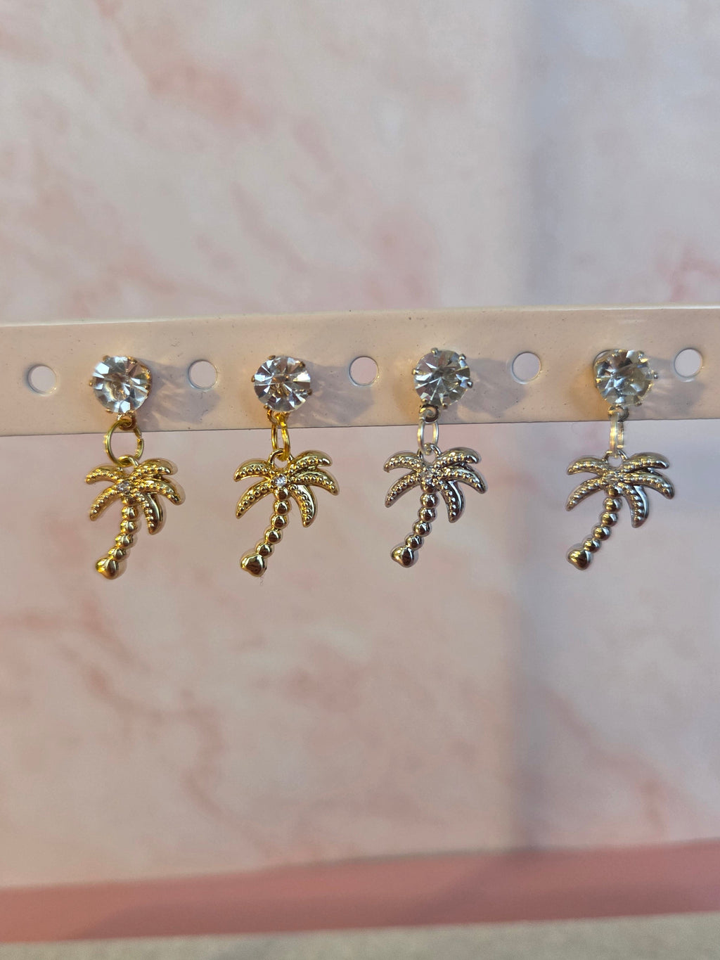 Oorbellen 'Palmboom'