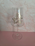 Wijnglas 'Goud'