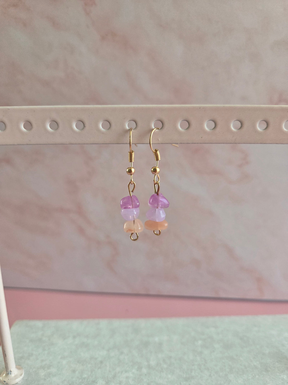 Oorbellen 'Lila Bliss'