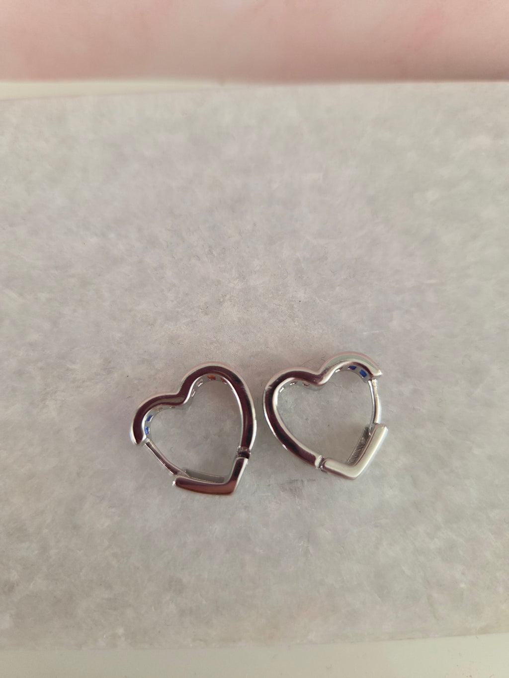 Oorbellen 'Rainbow Gems' hart